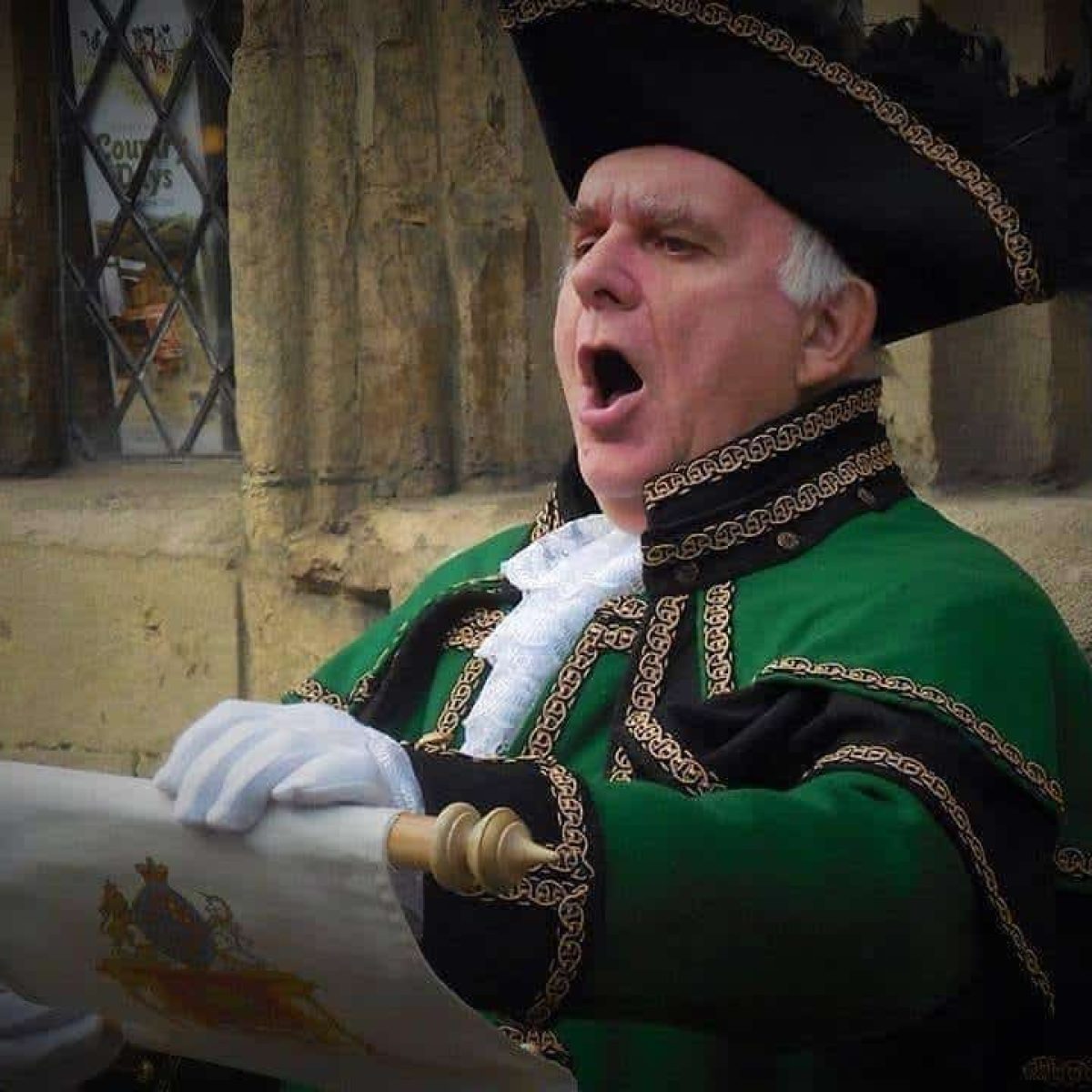 Town Crier David Greenway